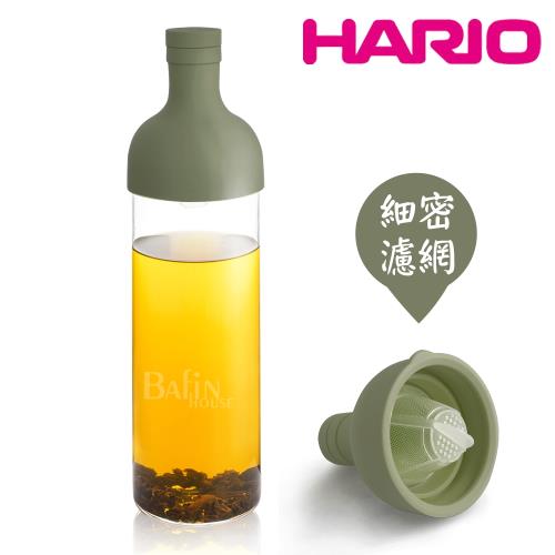 【日本 HARIO】酒瓶冷泡茶壺 750ml /深綠 (FIB-75-OG)