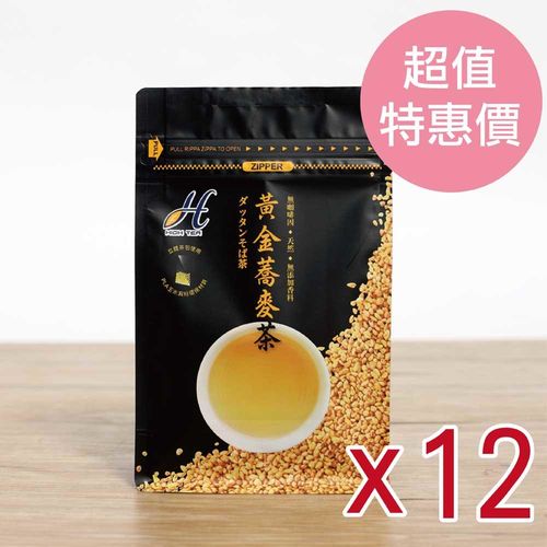【HIGH TEA 芳第】黃金蕎麥茶 (無咖啡因)6gx15入(十二包/組)