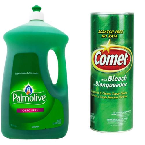 [美國 Palmolive]棕欖濃縮洗碗精 2660mlx2+[美國 Comet]萬用強力去污粉原始香味 595gx3