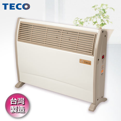 【TECO東元】浴室臥房兩用防潑水微電腦電暖器 YN2001CB