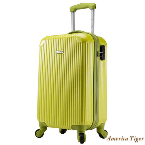 【AmericaTiger】PC+ABS行李箱(螢光綠-20吋)