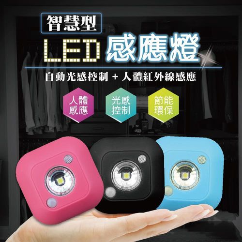智慧型LED感應燈－自動光感控制+人體紅外線感應(床頭燈、走道燈、居家感應燈)