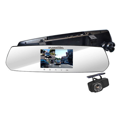 MANHATTAN RS10D 4K UHD 2160P 雙鏡頭 後視鏡 行車紀錄器