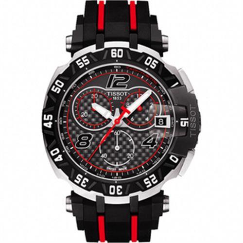 TISSOTT-RaceMotoGP2016限量賽車計時腕錶-黑/45mmT0924172720700