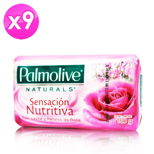 【進口 Palmolive】玫瑰香皂 160g ( 9入組 )