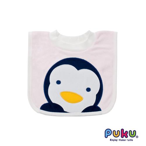 任-PUKU藍色企鵝 套頭圍兜(粉色)