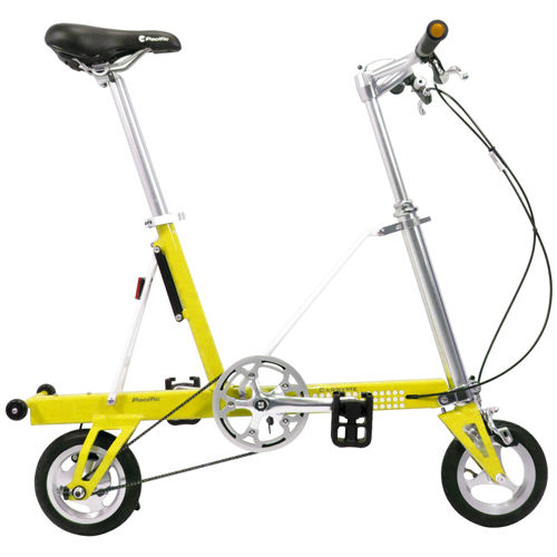 【CarryMe】STD 8吋單速折疊小輪車（檸檬黃）