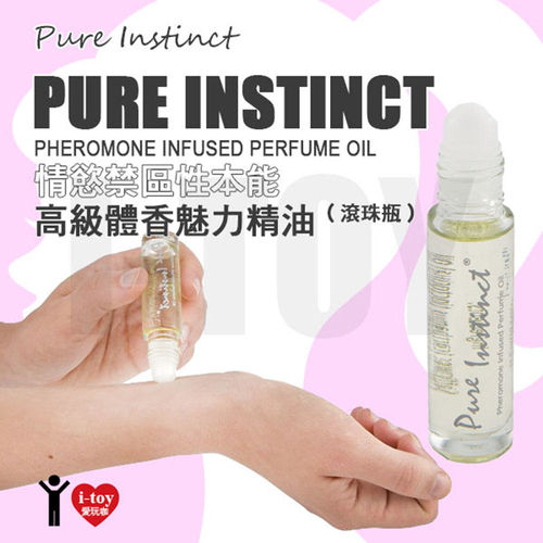 美國 PURE INSTINCT 情慾禁區性本能 高級體香魅力精油(滾珠瓶) Pheromone Infused Perfume Oil 0.34 fl. oz