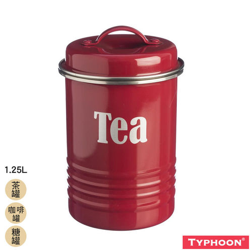 【TYPHOON】復古儲存罐1.25L(紅)