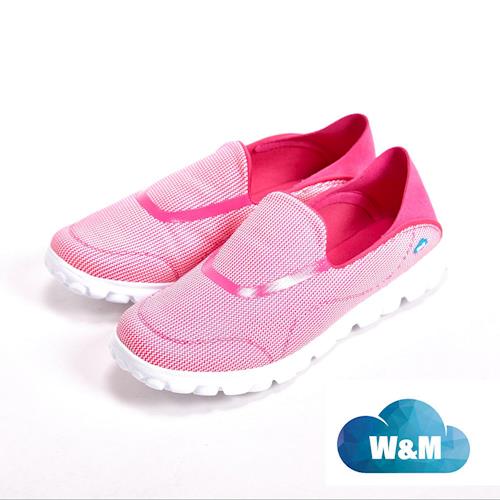 W&M MODARE 超彈力條紋舒適瑜珈鞋墊女鞋