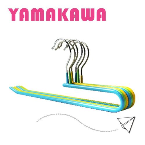  【YamaKawa】繽紛馬卡龍止滑褲架(100入組) 