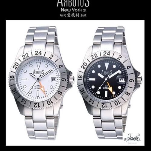 萬寶鐘錶 ARBUTUS 愛彼特 限量雙時區紀念錶 AR9928-0L(黑色)/AR9928-1L(白色)