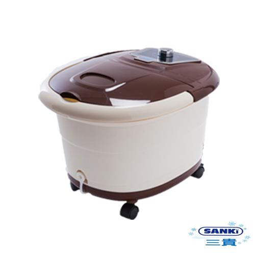 冬季暖身 從腳泡起↘日本SANKi 好福氣加熱SPA足浴機 （典雅咖） 泡腳機|中低桶泡腳機