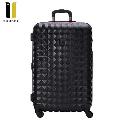 SUMDEX 20吋菱格紋PC耐刮行李箱SWR-1551-多色任選