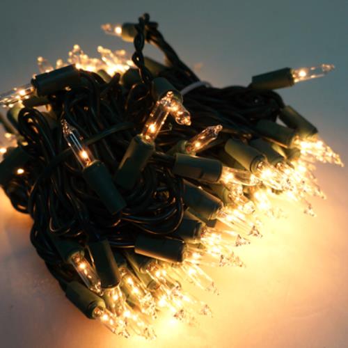 摩達客 聖誕燈串-100燈清光樹燈(鎢絲燈-溫暖清光色)（可搭聖誕樹)