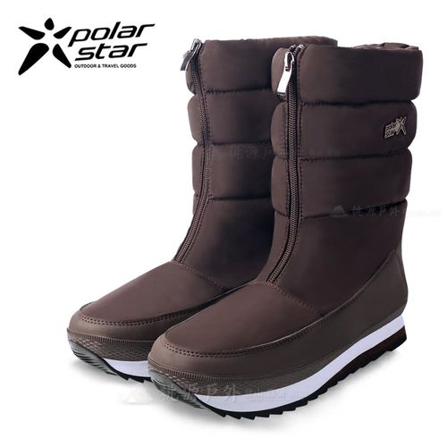 PolarStar 女 保暖雪鞋│雪靴│冰爪『咖啡』 P16628