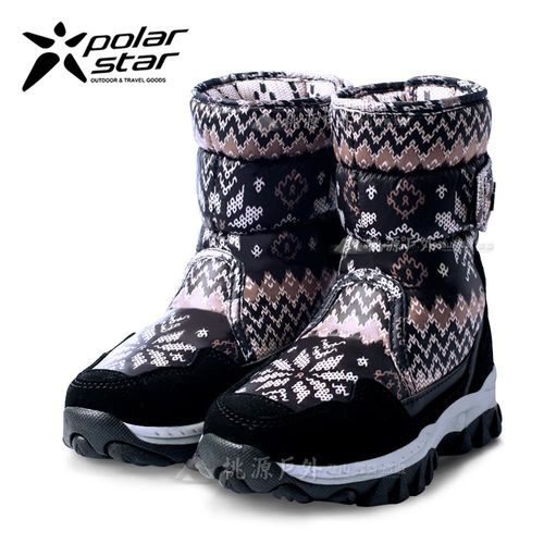 PolarStar 兒童 保暖雪鞋│雪靴│冰爪『黧黑』 P16631