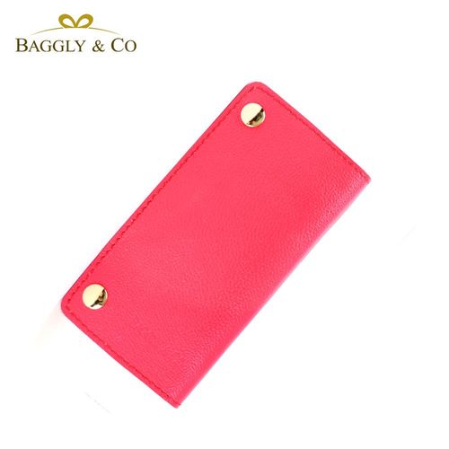 【BAGGLY&CO】簡約加長型牛皮鑰匙包(共四色)