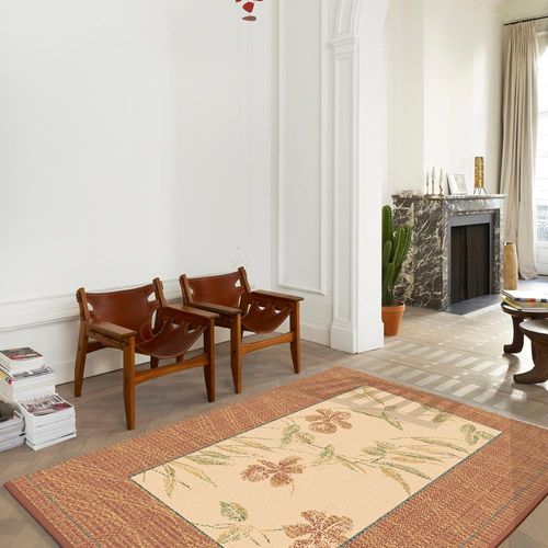 【范登伯格】安迪天然羊毛地毯-花描(紅)-200x290cm