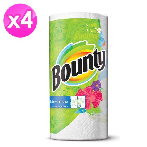 美國 Bounty廚房紙巾-彩色隨意撕(131張-4入組)