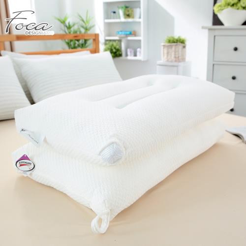 【FOCA】3M專利吸濕排汗蜂巢式人體工學水洗枕(一入)
