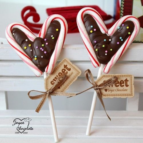 【JOYCE巧克力工房】聖誕節限定拐杖巧克力棒棒糖(10支/組)