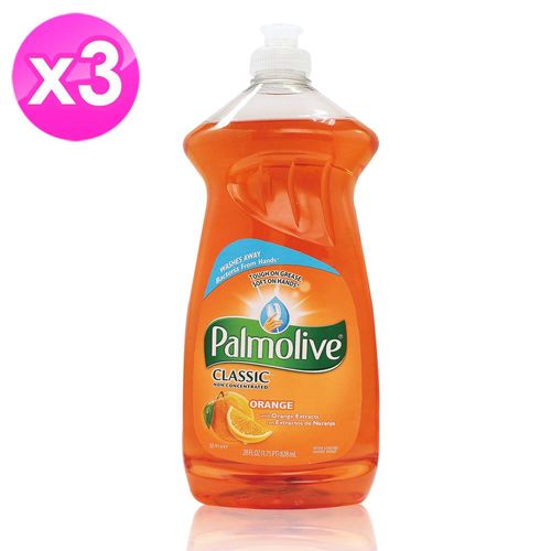 【美國 Palmolive】濃縮洗碗精-柑橘 828ml/28oz ( 3入組 )