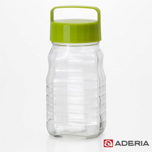 【ADERIA】日本進口玻璃梅酒瓶1200ml(綠)