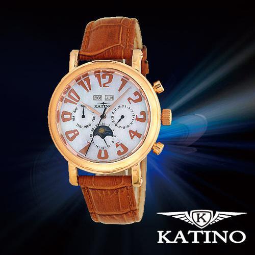 KATINO 卡帝諾 海洋風味三眼腕錶 K007MFR