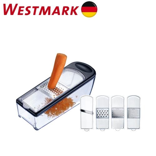《德國WESTMARK》4合1壓克力蔬果切片/剉絲調理盒 