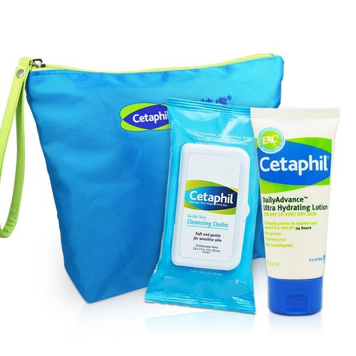 Cetaphil 舒特膚換季保養精華保濕組(溫和多效潔膚棉 25 片+ERC 5 強護保濕精華乳85g)