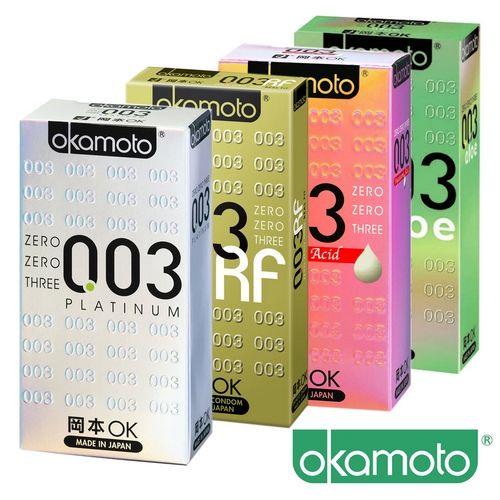 岡本okamoto 003 極薄系列超值組(白金+RF+Aloe+HA)