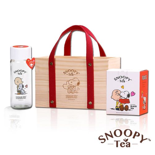  帶我走 木箱子系列- SNOOPY TEA 沐青紅茶精緻禮盒
