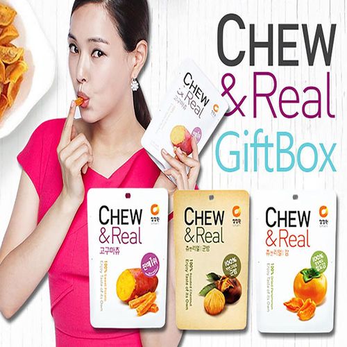 【愛上新鮮】韓國100%零添加果乾禮盒3盒
