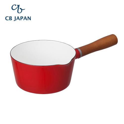 CB Japan 北歐系列琺瑯原木單柄牛奶鍋