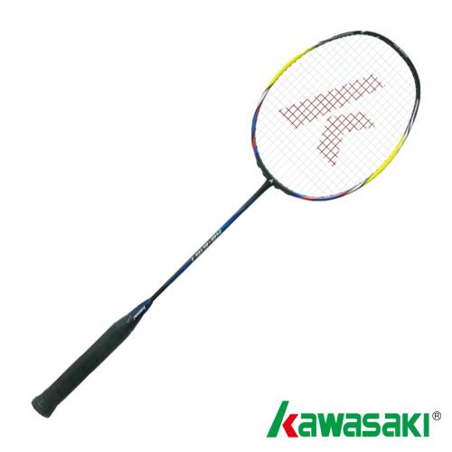 【KAWASAKI】KBD616高鋼性碳纖維羽球拍(消光黑/黃)