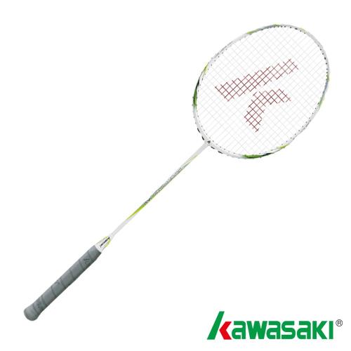 【KAWASAKI】KBD565全碳纖維羽球拍(熒光綠)