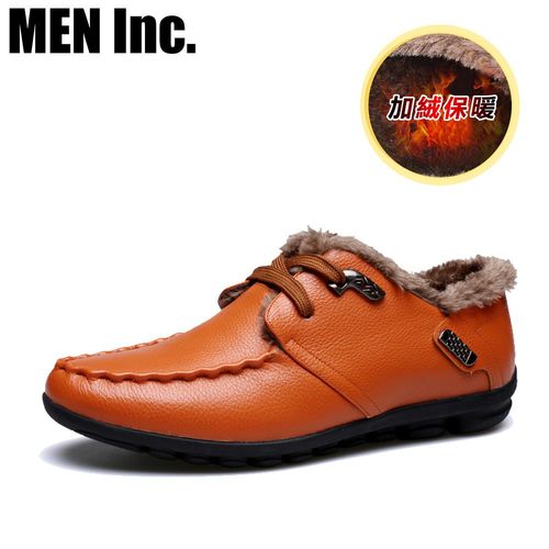 Men Inc.「車神」保暖禦寒駕車鞋-黃棕