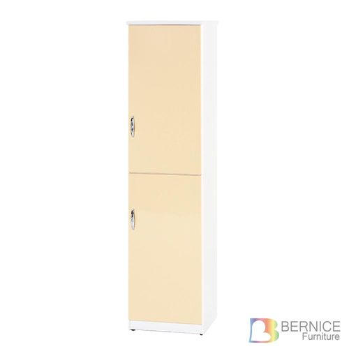 Bernice-防潮防蛀 塑鋼1.4尺雙門高鞋櫃(十二色可選)