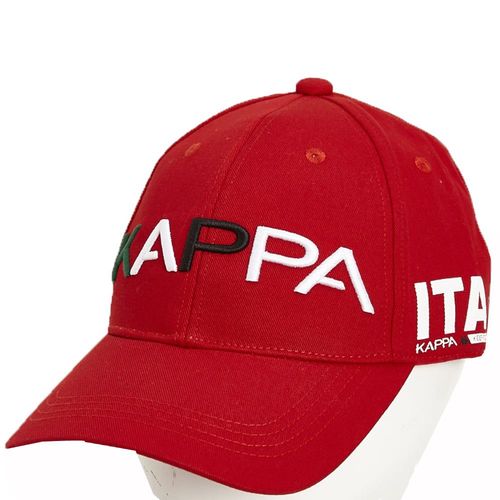 KAPPA義大利休閒慢跑運動帽1個紅UH66-H066-1