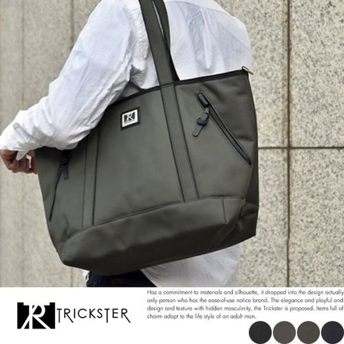 【TRICKSTER】日本品牌 斜背包 肩背包 B4 大容量托特包 3用手拿包【tr1605】
