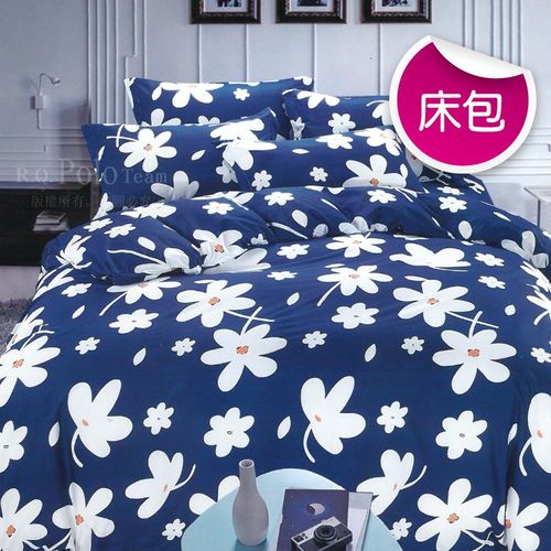 【R.Q.POLO】新絲柔系列-芬芳花語 三件式枕套床包組(雙人標準5X6.2尺)