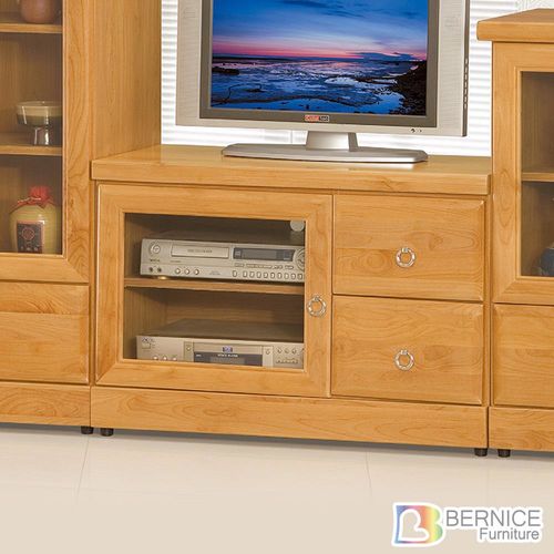Bernice-貝爾3尺實木單門電視櫃