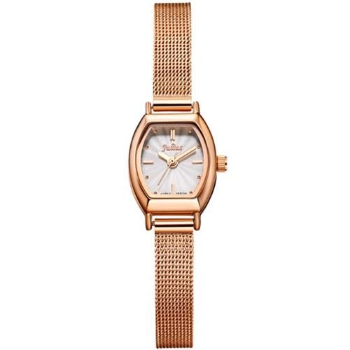 【JULIUS】塞納河畔米蘭錶帶腕錶(四色/18x20mm)
