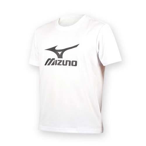 【MIZUNO】男短袖T恤-短T T恤 路跑 慢跑 美津濃 白黑