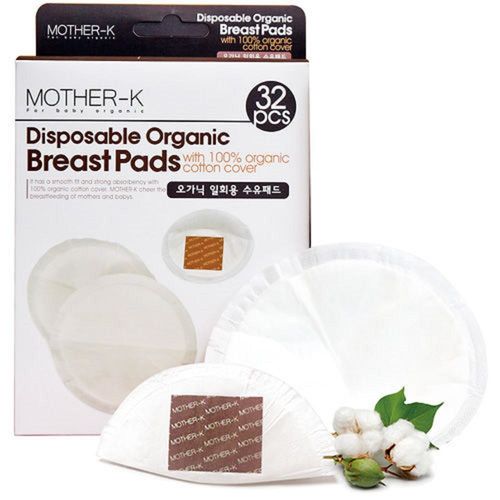 【韓國MOTHER-K】有機抗菌溢乳墊(32個/盒)