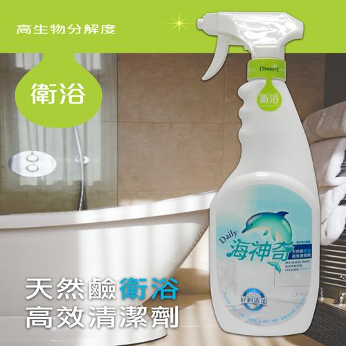 【超值4入組】海神奇天然鹼衛浴高效清潔劑(600ml)
