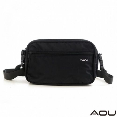 【AOU】旅行配件台灣製 商務腰包 斜背包（兩用）多隔層收納（方型105-011）