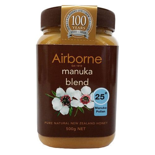紐西蘭【Airborne艾爾邦】麥蘆卡蜂蜜 500克 花粉含量25+
