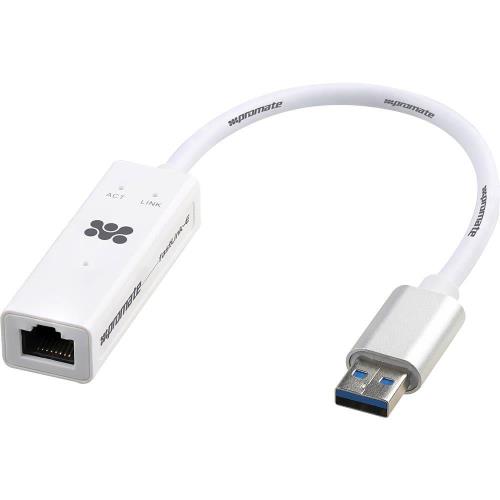 Promate USB 3.0 to Gigabit 乙太網轉接線